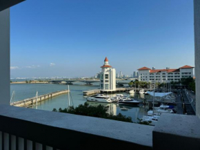 2Beds Seaview Waterfront Straits Quay w/Free Carpark And Bathub